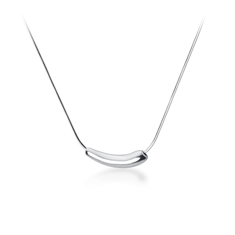 304 Stainless Steel 18K Gold Plated IG Style Simple Style Plating Solid Color Necklace