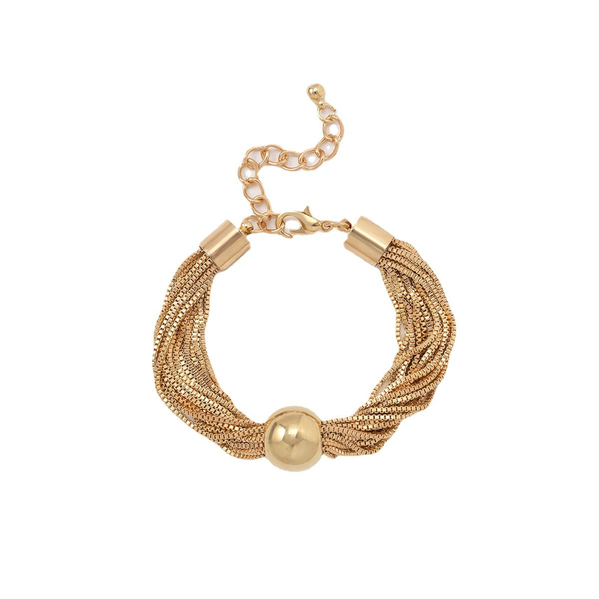 exaggerated ball titanium steel polishing chain choker