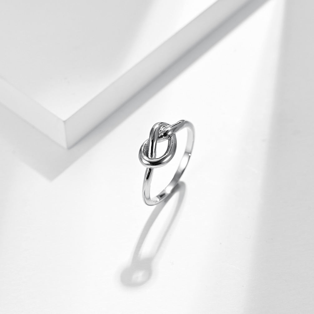 simple style geometric titanium steel polishing rings