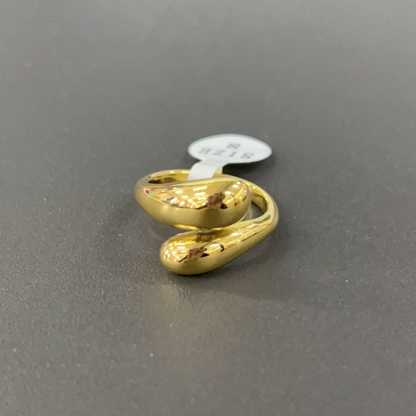ig style simple style geometric stainless steel plating 18k gold plated rings