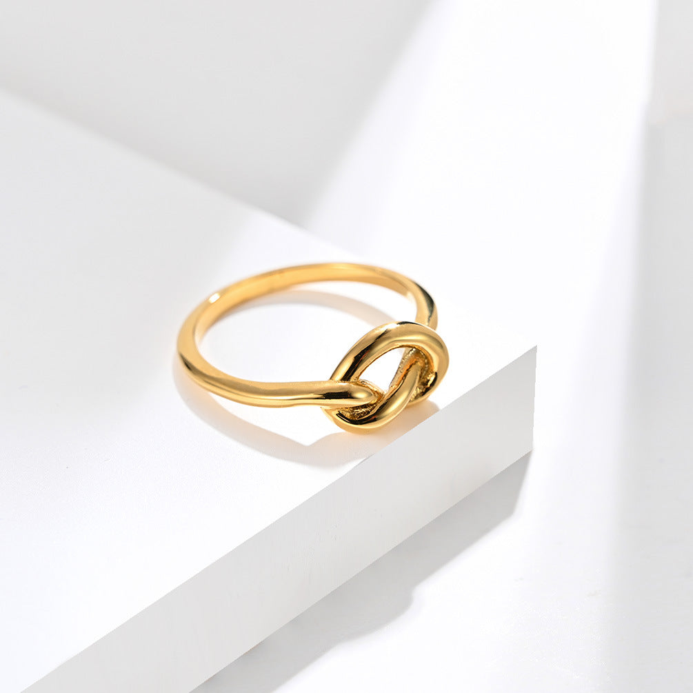 simple style geometric titanium steel polishing rings
