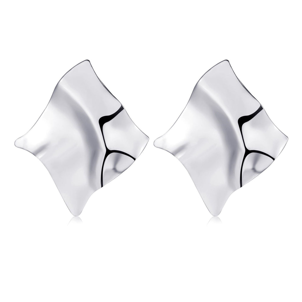 1 pair ig style simple style irregular plating alloy ear studs