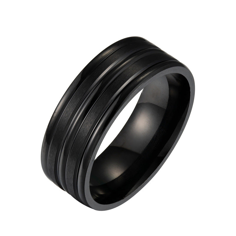 simple style geometric stainless steel no inlaid