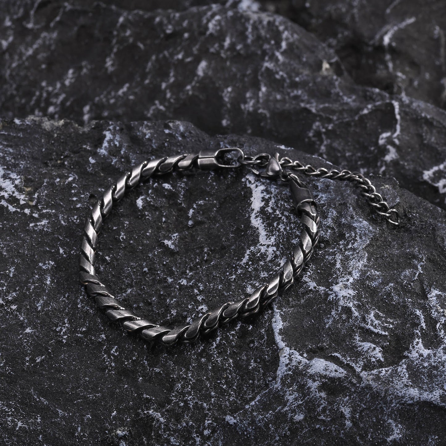 Hip-Hop Retro Geometric 201 Stainless Steel Men's Bracelets