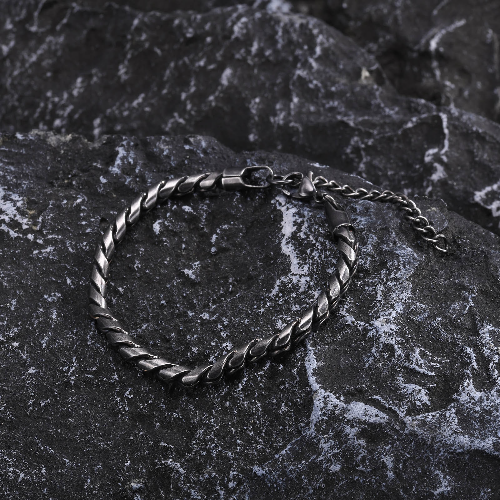 Hip-Hop Retro Geometric 201 Stainless Steel Men's Bracelets