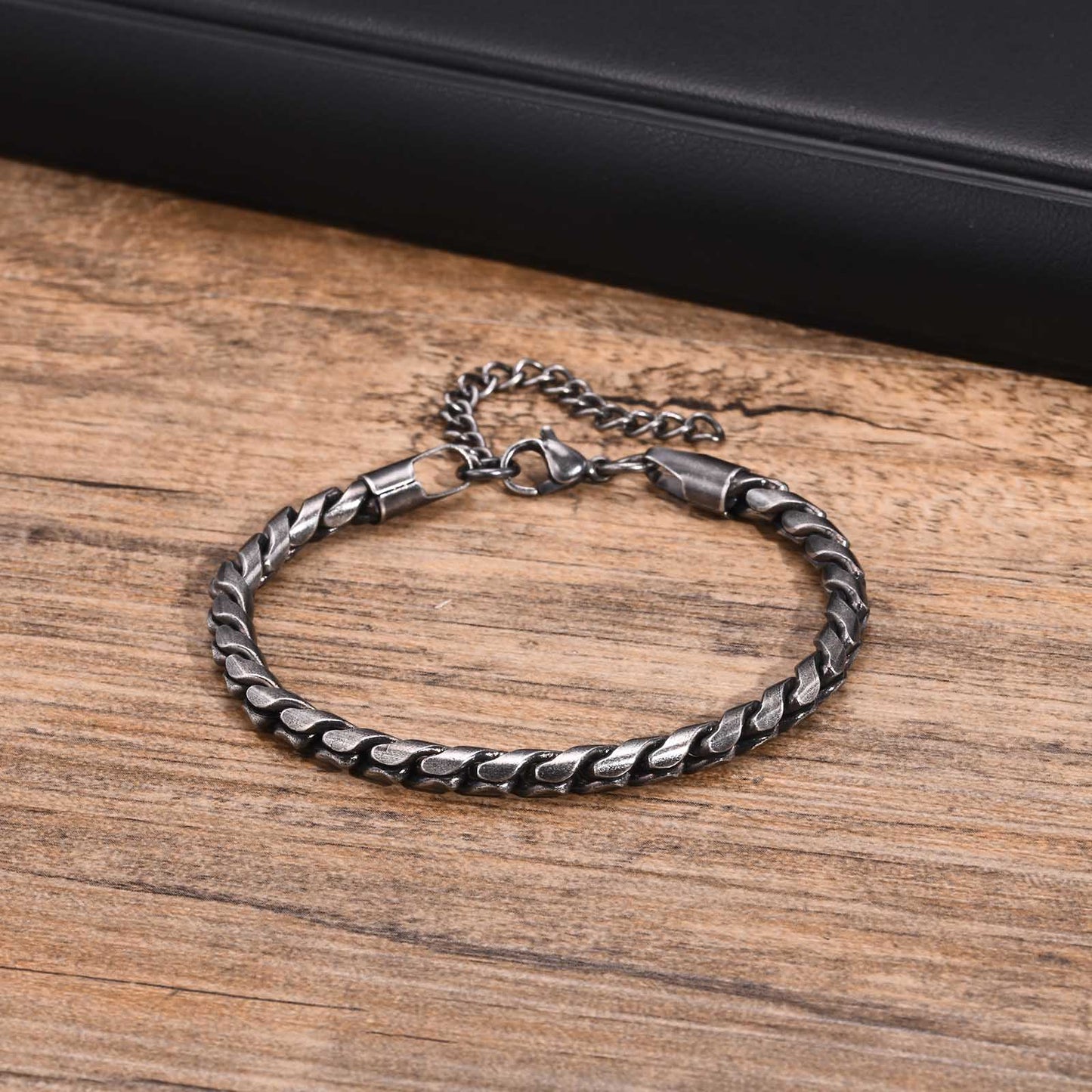 Hip-Hop Retro Geometric 201 Stainless Steel Men's Bracelets