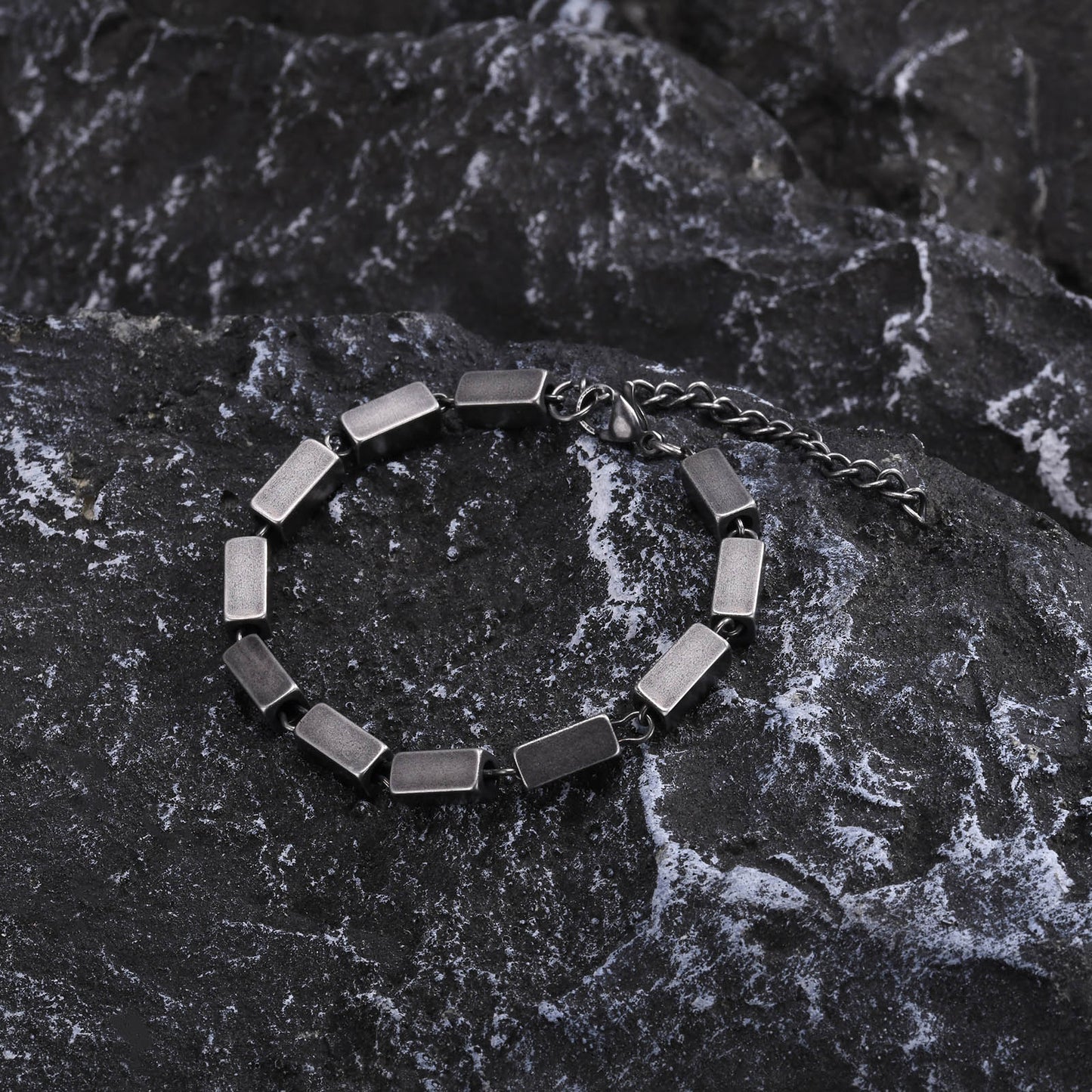 Hip-Hop Retro Geometric 201 Stainless Steel Men's Bracelets