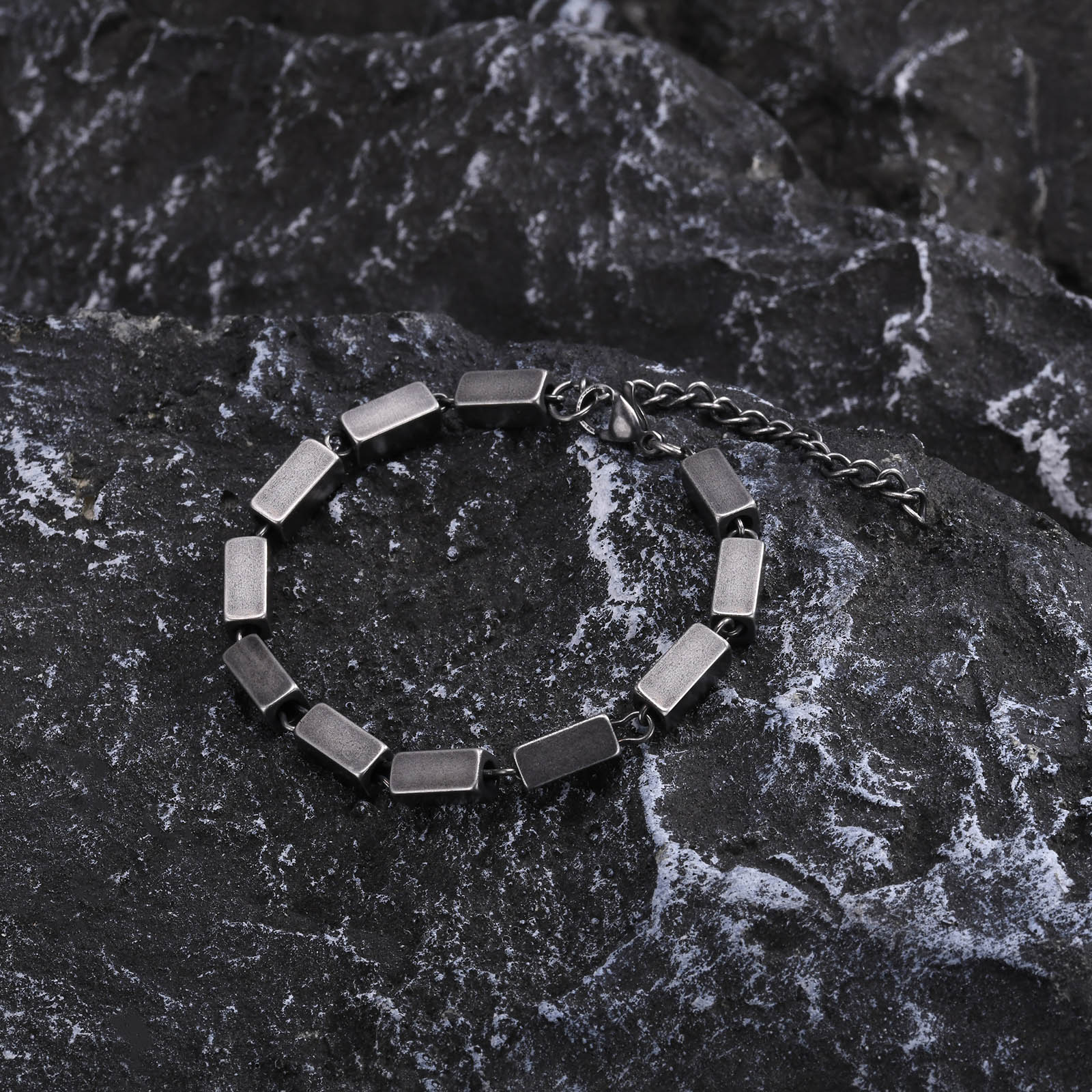 Hip-Hop Retro Geometric 201 Stainless Steel Men's Bracelets
