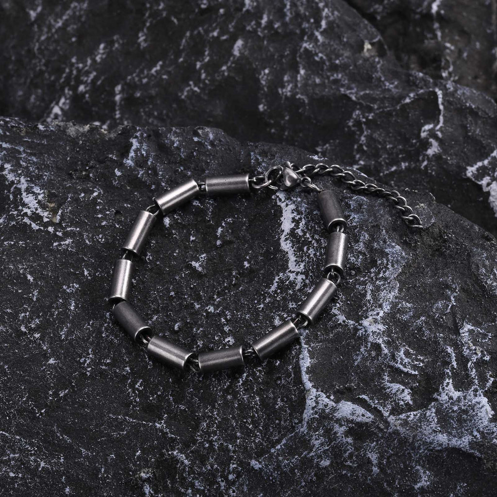 Hip-Hop Retro Geometric 201 Stainless Steel Men's Bracelets