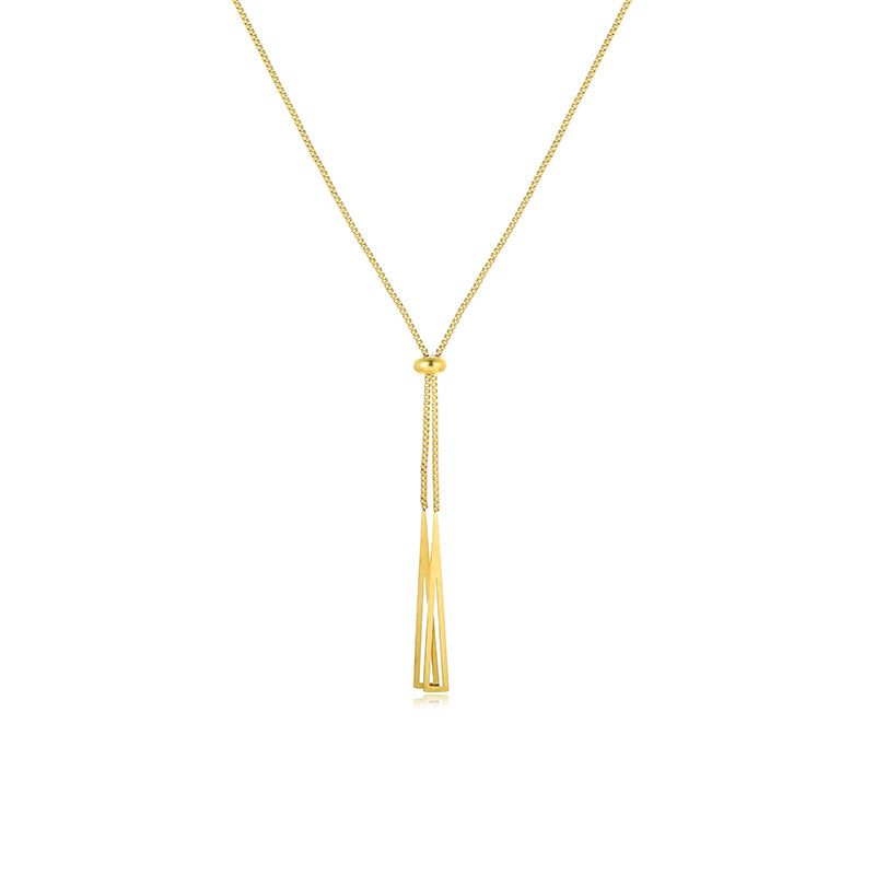 Stainless Steel Elegant Plating Solid Color Pendant Necklace