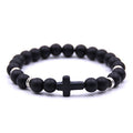 commute round natural stone unisex bracelets