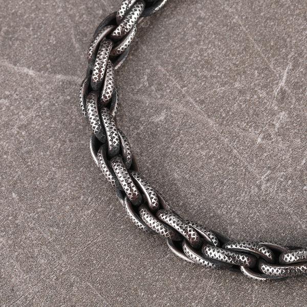hip-hop punk geometric stainless steel men's bracelets