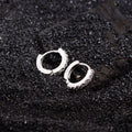 1 Pair Simple Style Solid Color Copper Hoop Earrings