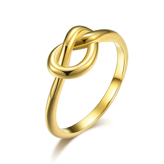 simple style geometric titanium steel polishing rings