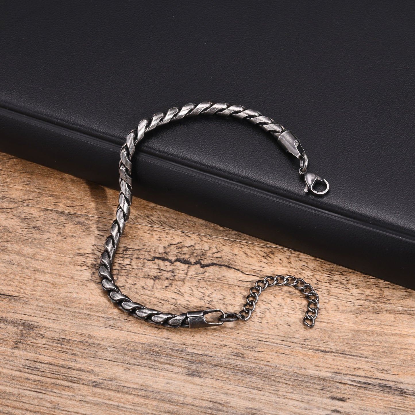 Hip-Hop Retro Geometric 201 Stainless Steel Men's Bracelets