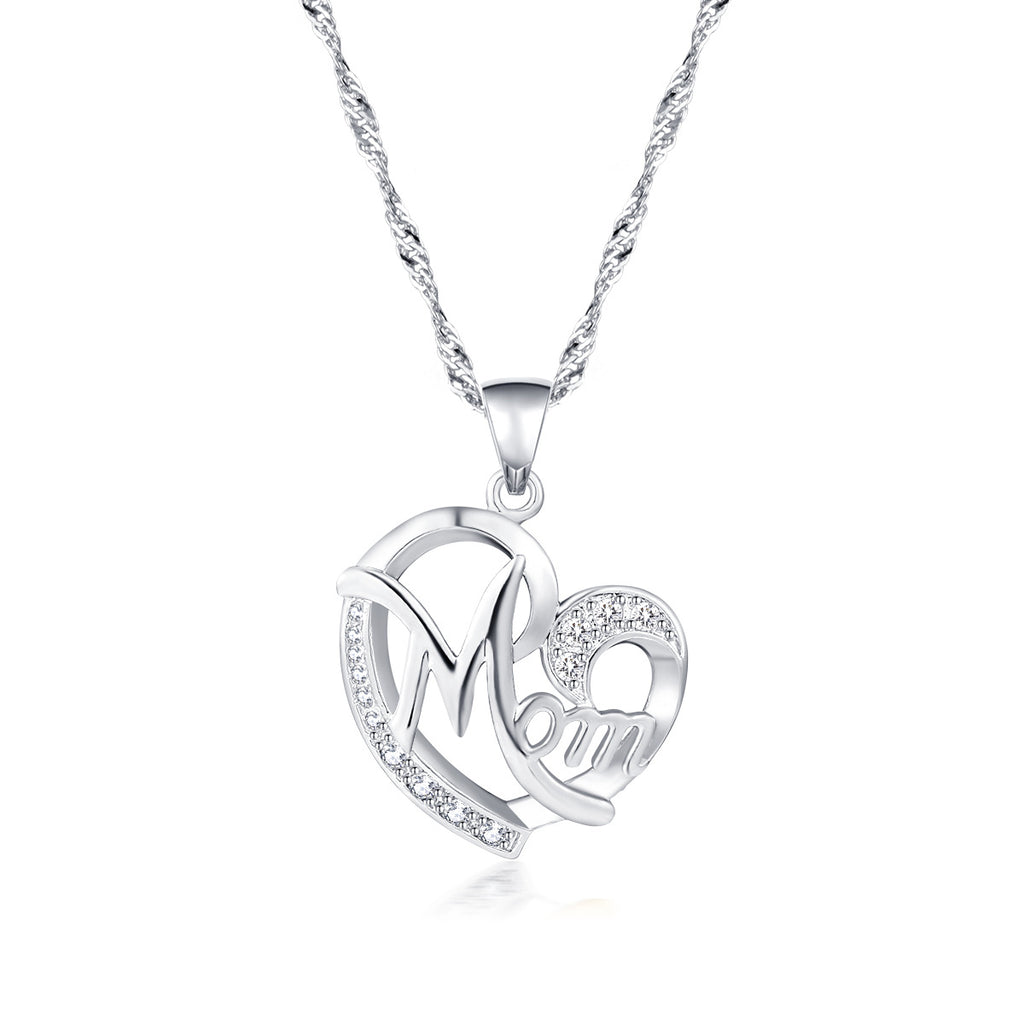 new fashion creative mother's day gift mom diamond necklace
